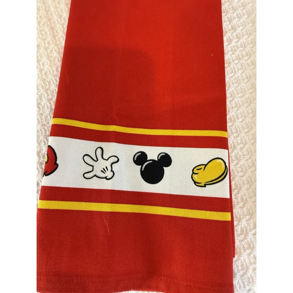 Disney Parks Kitchen Towels NWOTSet of 2 Mickey Minnie Red Polka Dot 100% Cotton
